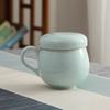 Taza de Té para Mujer Taza Personal de Celadón con Filtro Taza Concentradora de Cerámica Taza de Oficina Taza de Té Taza de Té de Cerámica
