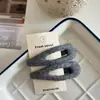 Pasador de Lana Sencillo para Otoño e Invierno para Niñas, Pinza de Flequillo de Gama Alta, Cabello Suelto Lateral, Pasador para la Parte Posterior de la Cabeza, Pinza Pequeña Accesorio para el Cabello