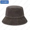 Amazon Más Vendido Sombrero de Pescador de Algodón Lavado Europeo y Americano Sombrero Hip Hop Vintage Desgastado Sombrero Cubeta Casual para el Sol Venta al Por Mayor