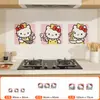 [Venta al por mayor de fábrica] Pegatina de Pared Autoadhesiva a Prueba de Aceite e Impermeable para Estufa, Dibujos Animados Creativos, Pegatina Estática Resistente a Altas Temperaturas