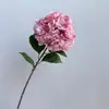 Flores Artificiais Estilo Europeu Hortênsia Extra Grande Pintura a Óleo Retrô Decoração Suave para Casa Sala de Estar Hotel Projeto Decoração Cena de Casamento Flores Artificiais