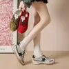 Zapatos Agan, de altura creciente, suela gruesa, zapatillas nuevas de moda, zapatillas de entrenamiento estilo coreano alemán, con cordones de otoño, 2026 mujer rojo