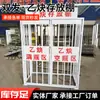 Cobertizo de almacenamiento personalizado para oxígeno-acetileno, tubería galvanizada engrosada, cobertizo de almacenamiento de seguridad para dióxido de carbono en sitio de construcción