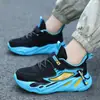 Zapatos para Niños Grandes Niños 2022 Otoño/Invierno Malla Transpirable Antideslizante Suela Gruesa Estudiantes de Primaria Casual Zapatos Deportivos para Correr