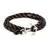 AliExpress comercio exterior moda popular vela náutica viento ancla pulsera tejida de nailon tienda de 2 yuanes pulsera de suministro