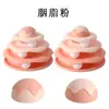 Plato Divertido Original de Pista de Helado para Divertir Gatos y Aliviar el Aburrimiento, Juguetes de Plástico para Gatos, Juguetes de Autoplacer para Gatitos, Suministros para Mascotas