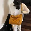 Bolso de Mano para Viajes Diarios de Gran Capacidad, Bolso Tote Sencillo de Tela de Nylon de Color Sólido, Bolso Cruzado de Hombro Casual y Versátil para Mujer