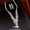 Conjunto de brincos e colar com franjas de zircônia banhado a ouro 14k real para mulheres, luxo leve e sensação de alta qualidade, joias elegantes e versáteis