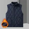 Novo Colete Masculino Lalian Leve com Gola Alta de Algodão Outono/Inverno Nova Jaqueta Sem Mangas Quente Business Casual
