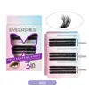 Europa y Estados Unidos transfronterizo bueno DIY segmentado racimo único pestañas postizas autoinjerto rizadas tridimensionales conjunto mixto fábrica en stock