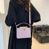 Bolsa de Ombro Transversal Grande Capacidade Estilo Coreano 2025 Cor Lisa Estilo Lantejoula Europeia e Americana Bolsa Saco de Ombro para o Dia a Dia Bolsa de Mão para Mulheres