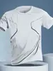 Camiseta Deportiva para Hombre de Secado Rápido Manga Corta 2026 Verano Nuevo Malla Fitness Running Top Casual Ropa de Moda para Hombre