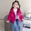 Ropa Nueva de Primavera y Otoño para Niñas Chaqueta de Otoño con Capucha Elegante 2026 Bebé Niños Niñas Tops Chaquetas Moda