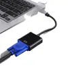 Convertidor HDMI a VGA con Alimentación de Audio para Portátil, Monitor de Computadora, Proyector, Adaptador, Decodificador