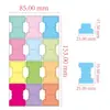 Nuevas pegatinas transfronterizas, pegatinas de puntos de papel recubierto de colores, marcadores de puntos mensuales para clasificación, pegatinas redondas autoadhesivas escritas a mano