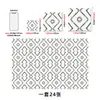 Pegatinas de pared con patrón geométrico moderno, azulejos autoadhesivos de PVC impermeables para baños, renovación a prueba de aceite para cocina y uso decorativo