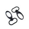 En Stock Diámetro Interior 25mm Hebilla Metálica Plateada 20mm Negro Mate por Electroforesis Correa Ajustable Gancho Hebilla para Perro de Aleación de Zinc