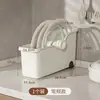 Caixa de Armazenamento Grande para Panelas para Cozinha Doméstica, Plástico para Armários e Geladeiras, Caixa de Armazenamento Multifuncional para Itens Diversos