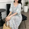 Bata de Nuevo Estilo 2026 para Mujer, Vestido de Algodón y Seda Delgado de Verano que se Puede Usar Afuera, Vestido de Longitud Media de Alta Gama Estilo Coreano