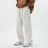 Pantalones Caquis Rectos Estilo Japonés para Hombre, Versátiles Casuales Largos para Primavera y Otoño, Pantalones Anchos tipo Workwear con Caída para Hombre