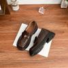 Zapatos de Cuero Nuevos de Primavera Estilo Celebridad de Internet para Mujer, Zapatos de Cuero Estilo Coreano Retro Camelia para Mujer, Zapatos de Cuero Suave Cómodos de Suela Gruesa para Mujer