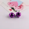 22mm Sino Galvanizado Colorido Sino de Uma Palavra Sino de Animal de Estimação Sino para Decoração de Feriado de Natal DIY Acessórios de Sino Joias