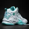 Zapatillas de Baloncesto Juveniles para Hombre Botas de Batalla Tenis Zapatos para Niños Malla Juego Práctica Entrenamiento Zapatos para Niño Niños Medianos y Grandes