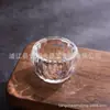 Base de Árbol de Dinero Transfronterizo 6cm Copas de Cristal Cuenco de Fondo Plano Copa de Vidrio Transparente Alta Accesorios de Belleza para Arte de Uñas