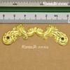 Acessórios de joalheria artesanais DIY flor longa retangular oval redonda Xi série de flor de ferro vazada