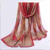 Bufanda Nueva de Seda Chifón Aliexpress Amazon Suministro Transfronterizo Bufanda de Chifón Parasol Toalla de Playa Floral Chal Protector Solar