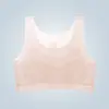 Chaleco Transpirable Sin Costuras para Niñas, Período de Desarrollo, Ropa Interior para Estudiantes Niñas, Primera Etapa, Niños Mayores de 9-12-14 Años, Sección Delgada