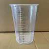 Vaso Desechable para Mezclar Pintura 600ml 1000ml Vaso Medidor Transparente Vaso con Escala a Doble Cara Vaso de PP Vaso Mezclador de Proporciones Jugo