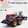 Aração agrícola, microcultivador, aração a diesel, tração nas quatro rodas, revolvimento do solo, cultivador rotativo, esteira doméstica, pequena máquina de abertura de valas