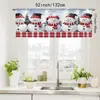 Cortinas Navideñas Nuevas Transfronterizas 2026 para Dormitorio y Sala de Estar, Tela Colgante Decorativa Impresa Digitalmente, Tela de Fondo para Decoración Festiva