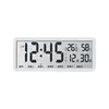 Relógio Simples de LCD Transfronteiriço, Relógio de Parede para Sala de Estar, Relógio com Display Multifuncional de Temperatura e Umidade, Venda Direta da Fábrica 801Tk