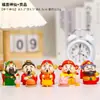 Guanyu e Zhong Kui Fada Fofa e Deus da Riqueza Enfeites para Mesa de Escritório Decorações para Alívio de Estresse de Mesa Enfeites Esotéricos