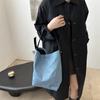 Bolso Cubo Moda Coreana Estudiante Viajero Bolso de Otoño para Mujer 2024 Nuevo Bolso Cubo Informal Bolso Cruzado para Hombro