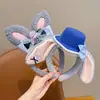 Diadema de Cabeza de Judy de Disney Diadema de Felpa de Conejo y Zanahoria Accesorios para el Cabello para Mujeres Foto en el Parque Zootopia