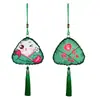 Bolsita de Festival del Bote del Dragón Zongzi Jardín de Niños Hecho a Mano DIY Bolsa de Material Regalo para Niños Juguete Colgante de Bolsita de Ajenjo