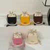 Bolso Bandolera Cruzado Estilo Ins con Cordón Lujo Ligero Perla Francesa 2026 Nuevo Verano Moda Personalizada Bolso Cubo con Cordón para Mujer