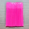 Cepillo de silicona para pestañas con varilla de cristal, cepillo para cejas, maquillaje, mini cepillo pequeño, peine de silicona colorido para pestañas, cepillo de silicona para pestañas