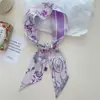 Nueva Serie de Tarot Pañuelo Pequeño de Seda Biselado 26 Letras Inglesas Bolsas Atadas Accesorios Cinta Moda Versátil Diadema para Mujeres