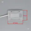 Motor de Vibración Micro DC de 2V-5V Interruptor USB Motor de Vibración Motor de Masajeador Línea Larga Velocidad Ajustable