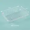 Caja Rectangular Desechable de PP Grueso con Cierre para Comida para Llevar Comida Rápida Caja Fresca Se Puede Formular Vajilla Comida Disponible
