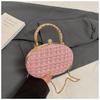 Bolsa Casual Feminina Xadrez Vichy Novo Estilo Primavera 2025 Moda Pequena Quadrada Elegante para Jantar Bolsa de Ombro