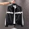 Chaqueta de Moda con Cuello Alto para Hombre, Temporada Primavera y Otoño 2026, Corte Holgado, Diseño de Marca Tendencia, Elegante Abrigo para Hombre, Chaqueta Deportiva