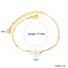 Pulsera de Moda Diseño de Moda Estilo Ins Europeo y Americano Metal 18K Cuadrada Incrustada con Diamantes Joyería de Acero Inoxidable de Gama Alta Nicho para Mujeres