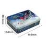 Caja de Lata de Caramelo Personalizada Tapa Abatible Caja de Lata de Galletas Comida Caja de Almacenamiento Caja Pequeña Rectangular de Caramelo