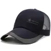 Chapéu de Sol de Verão Fresco e Respirável com Aba Larga para Homens, Design de Letras, Boné de Beisebol de Malha Fina Fashionável com Proteção Solar, Versátil e Estiloso