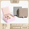 Caixa de Armazenamento Portátil de Joias, Sofisticada e Requintada, Portátil para Viagem, Grande Capacidade, Brincos, Colares, Joias de Mão, Porta-Joias